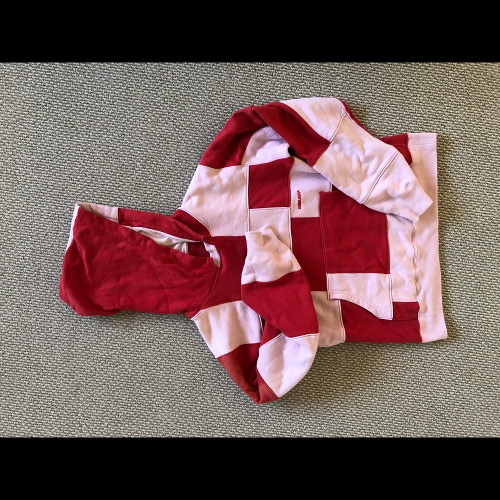 Ambush pink red hoodie size M (2)